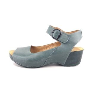 Dansko Tiana Peep Toe Wedge Sandals EUR 41